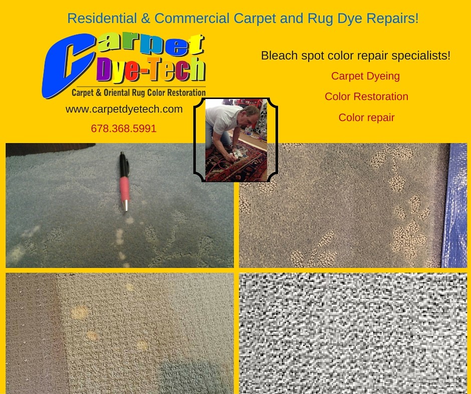 Spot Dyeing Carpet Stains  NuWay Carpet Dyeing & Repair